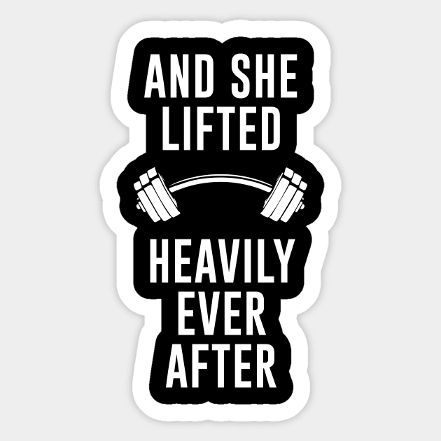 And She Lifted Happily Ever After Sticker by sunima